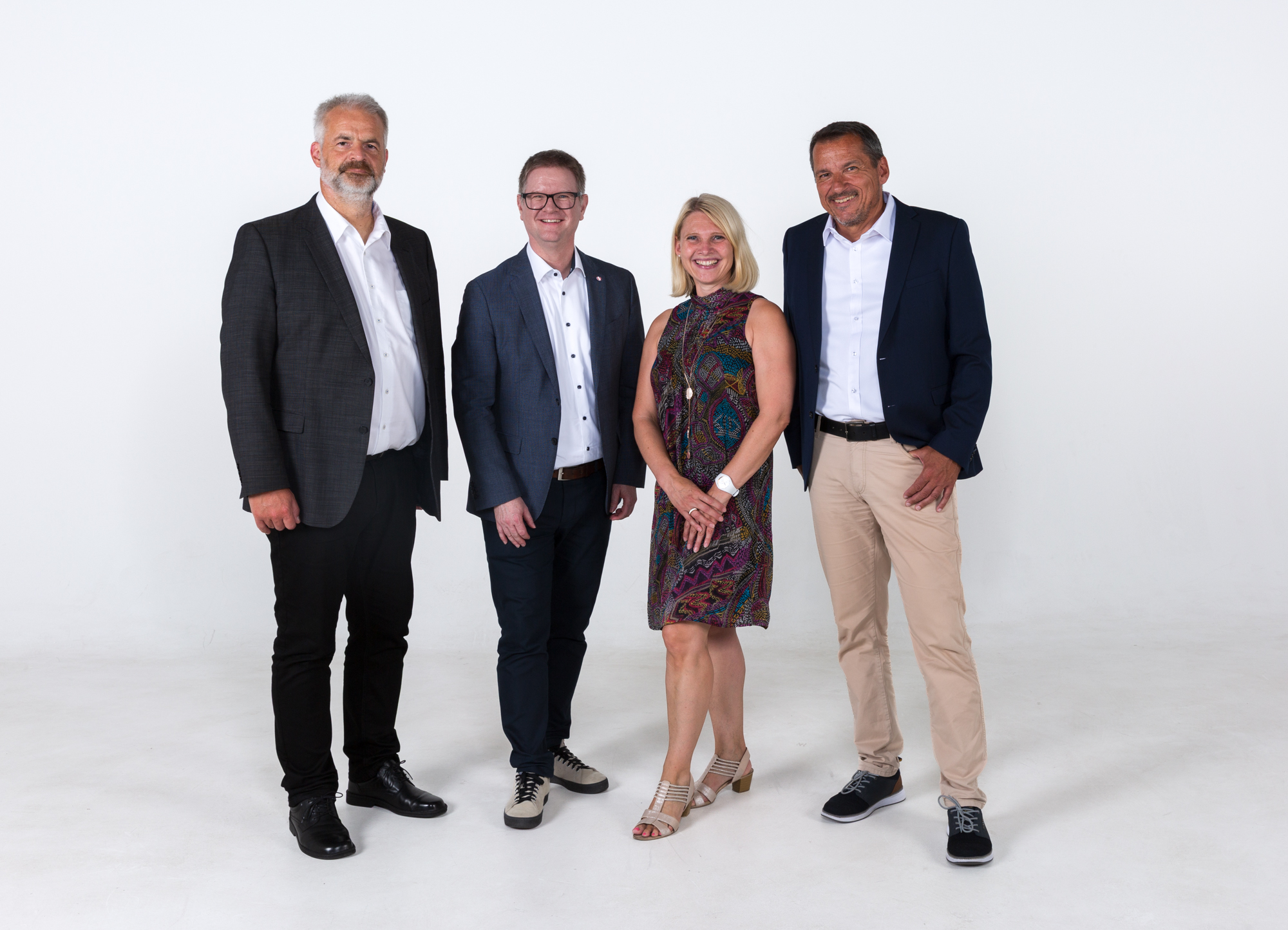 v.l.n.r.: Ulrich Jautz, Stephan Trahasch, Katja Rade, Harald Riegel